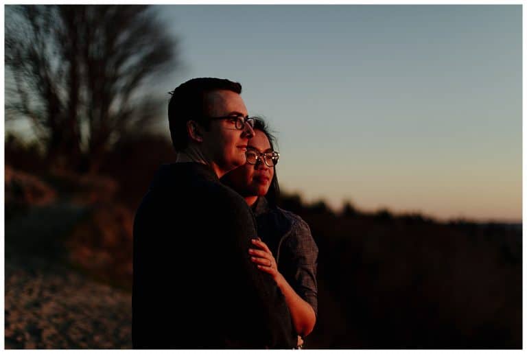 Fall Discovery Park engagement photos | Jeanie & James